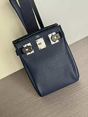 Hermes Hac a Dos PM backpack Navy Blue 18x26x8cm - 3