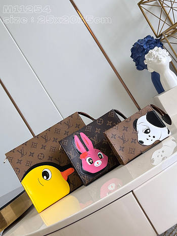 Louis Vuitton LV Trio Toilet Pouch Animonogram 25 x 20 x 5.5 cm