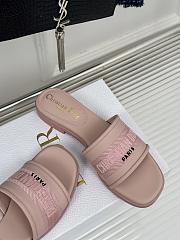 Dior Pink Slides - 2