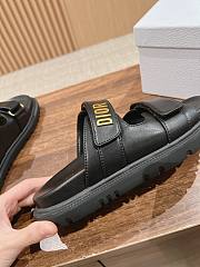 Dior Dioract Slide Black Lambskin - 5