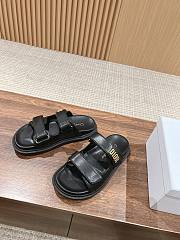 Dior Dioract Slide Black Lambskin - 3