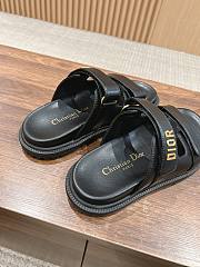 Dior Dioract Slide Black Lambskin - 2