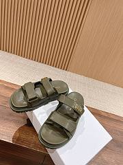 Dior Dioract Slide Green Lambskin - 3