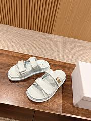 Dior Dioract Slide White Lambskin - 2