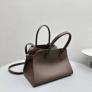 The Row Soft Margaux 10 Bag Brown 25.4 x 17.8 x 19.0 cm - 5