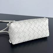 Bottega Veneta Intrecciato Concert Pouch White 18.5x11.5x8.5cm - 6