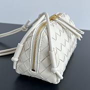 Bottega Veneta Intrecciato Concert Pouch White 18.5x11.5x8.5cm - 5