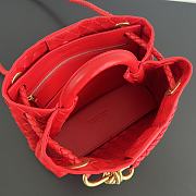 Bottega Veneta Small Andiamo Red 25x22x10.5cm - 6