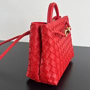 Bottega Veneta Small Andiamo Red 25x22x10.5cm - 5