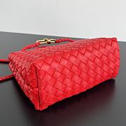 Bottega Veneta Small Andiamo Red 25x22x10.5cm - 3