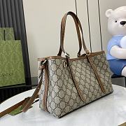 Gucci Ophidia Tote Bag Brown Ebony 31x18x11cm - 5