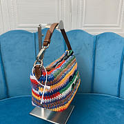 Miu Miu Colour-Block Crochet Shoulder bag 20cm - 6