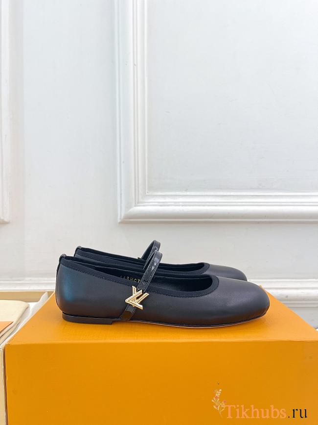 Louis Vuitton LV Ballerina Black Flat - 1