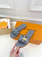 Louis Vuitton LV Grey Slides - 4