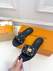 Louis Vuitton LV Black Slides - 4