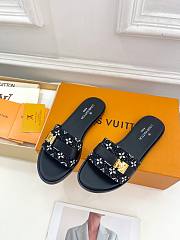 Louis Vuitton LV Black Slides - 3