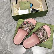 Gucci Pink Sandal Slides - 5