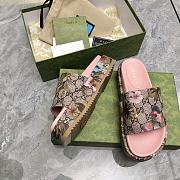 Gucci Pink Sandal Slides - 4