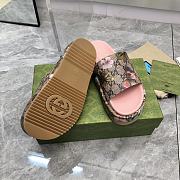 Gucci Pink Sandal Slides - 3