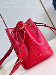 Louis Vuitton LV Noé BB Red 20 x 20 x 15 cm - 3