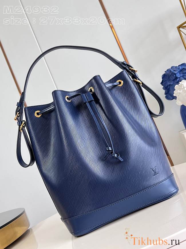 Louis Vuitton LV Noé MM Navy Blue 27 x 33 x 20 cm - 1