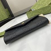 Gucci GG Continental Wallet Black 19x10x3.5cm - 6