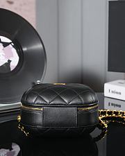 Chanel Vanity Case Black Bag 16.5x13.5x10.5cm - 6