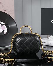 Chanel Vanity Case Black Bag 16.5x13.5x10.5cm - 4