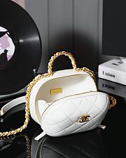 Chanel Vanity Case White Bag 16.5x13.5x10.5cm - 4