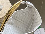 Bottega Veneta Sardine Top Handle Bag White 33x20x4cm - 6