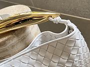 Bottega Veneta Sardine Top Handle Bag White 33x20x4cm - 5