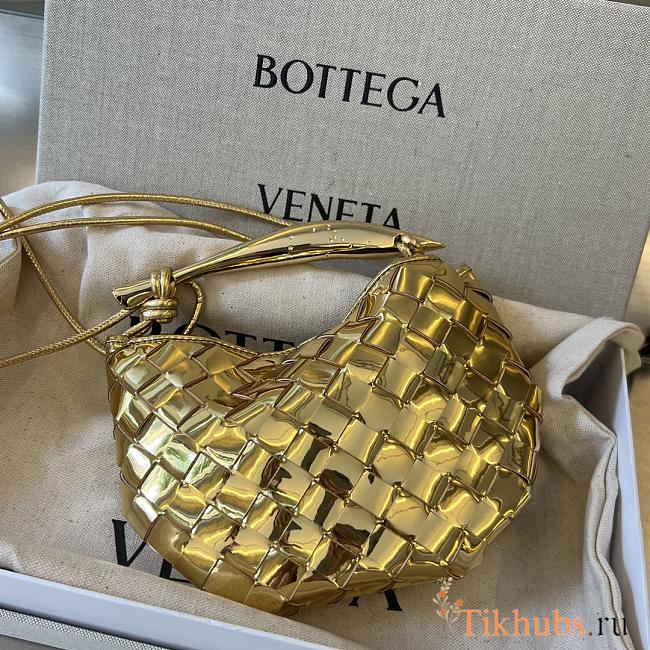 Bottega Veneta Mini Sardine Gold 20x12x2.5cm - 1