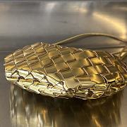 Bottega Veneta Mini Sardine Gold 20x12x2.5cm - 5