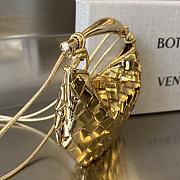 Bottega Veneta Mini Sardine Gold 20x12x2.5cm - 2