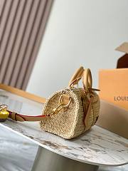 Louis Vuitton LV Keepall Bandoulière 25 Raffia 25x15x11cm - 5