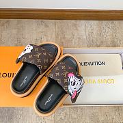 Louis Vuitton LV Pool Pillow Flat Comfort Mule Brown - 1