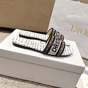 Dior Dway Slides Black White Red Je Vous - 2