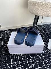 Dior Dioriviera Dio(r)evolution Slide Leather-Effect Blue - 5