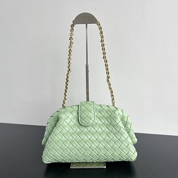 Bottega Veneta Lauren 1980 Clutch Light Green 31cm