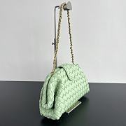 Bottega Veneta Lauren 1980 Clutch Light Green 31cm - 6