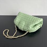 Bottega Veneta Lauren 1980 Clutch Light Green 31cm - 4