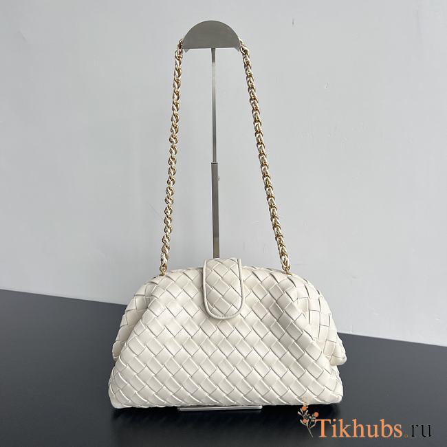 Bottega Veneta Lauren 1980 Clutch White 31cm - 1