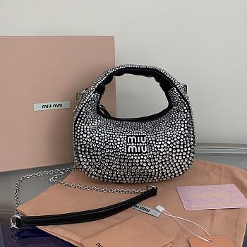 Miu Miu Starlight Wander Crystal Bag 17.5x14x5.5cm