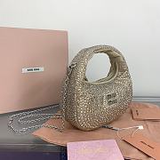 Miu Miu Metallic Wander Mini Tote Bag 17.5x14x5.5cm - 5