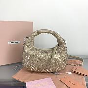 Miu Miu Metallic Wander Mini Tote Bag 17.5x14x5.5cm - 4