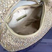 Miu Miu Metallic Wander Mini Tote Bag 17.5x14x5.5cm - 2