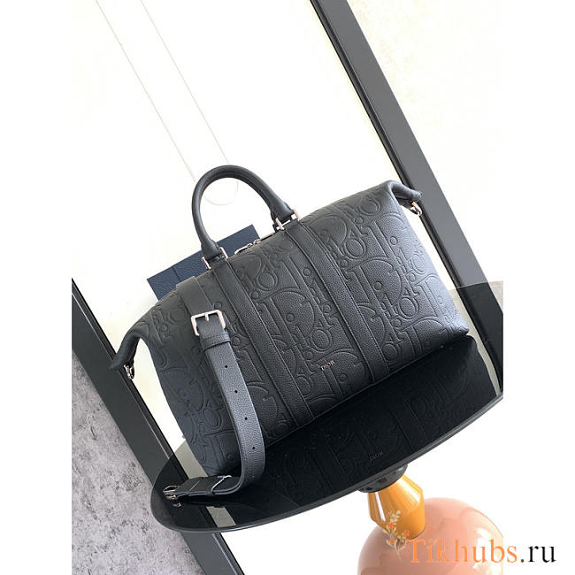 Dior Weekender 40 Black Gravity Calfskin 57.5 x 34.5 x 22 cm - 1