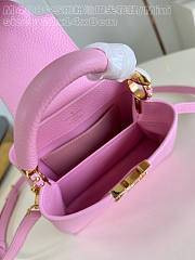 Louis Vuitton LV Mini Capucines Pink Bag 21cm - 4