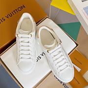 Louis Vuitton LV White Time Out Sneaker - 4