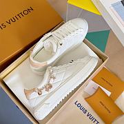 Louis Vuitton LV White Time Out Sneaker - 3